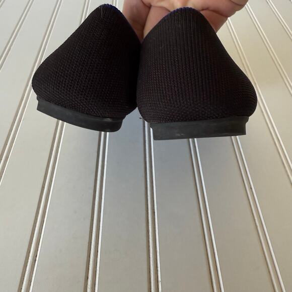 Rothy’s Black Round Toe flat shoes size 10 - Picture 8 of 11